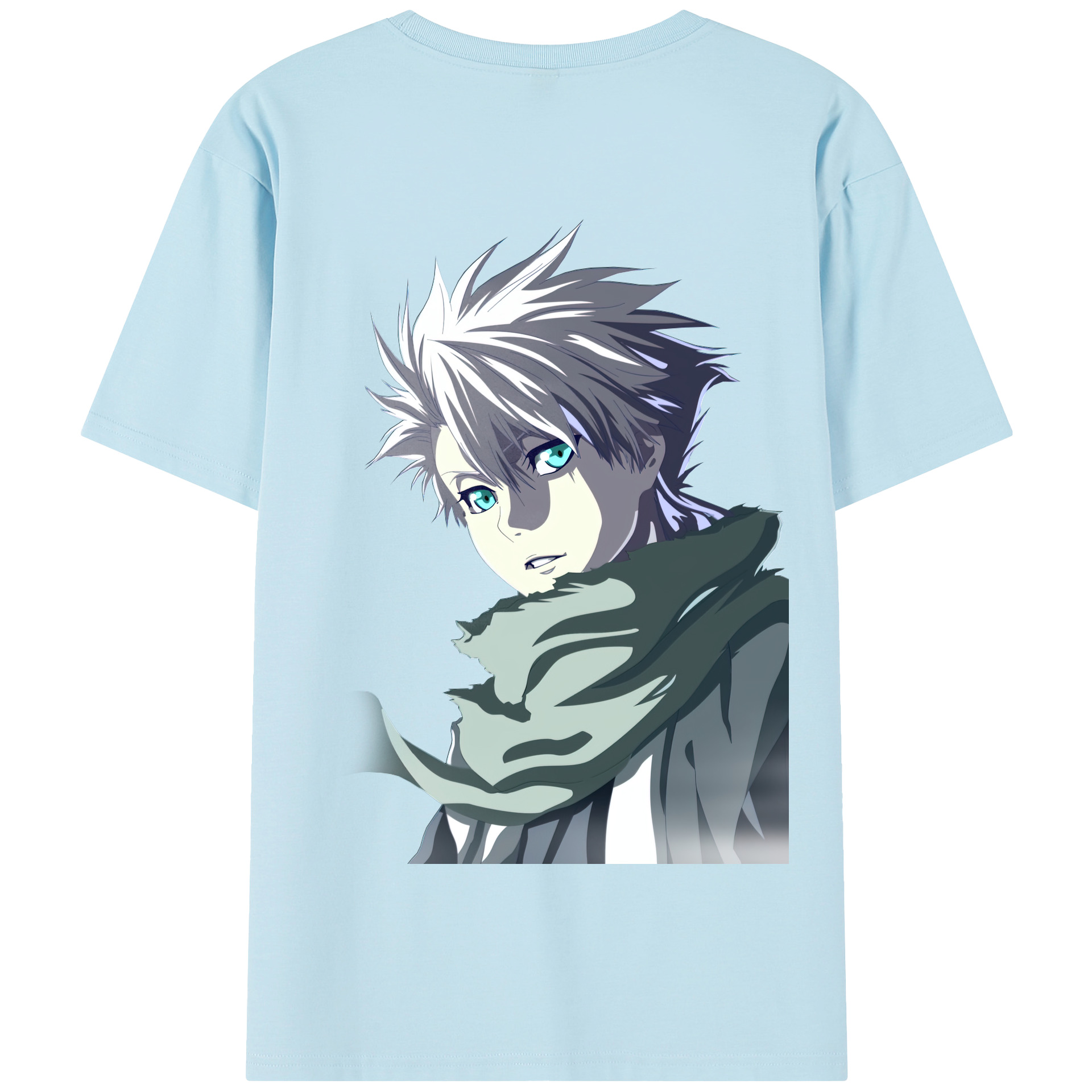 （画像用） ブリーチ 日番谷冬獅郎（ひつがや とうしろう） BLEACH Hitsugaya Toushirou 綿100％半袖Tシャツ（背面プリント）